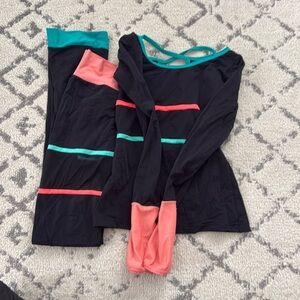 Logos Milano Flamingo Pants and shirt set.